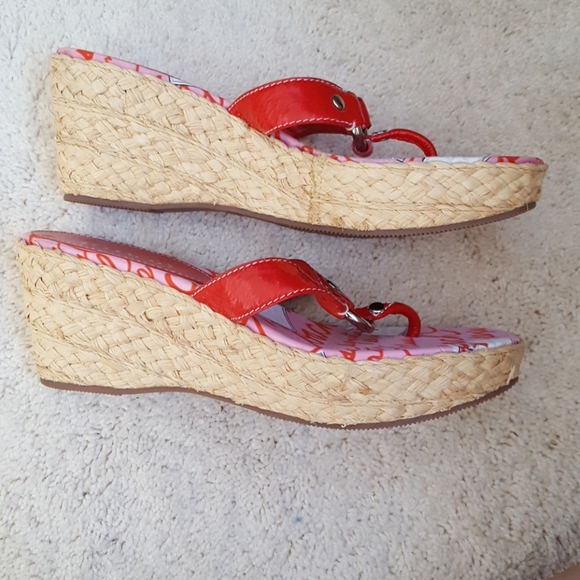 Coach Electra Espadrilles Wedge Sandals - Picture 3 of 8